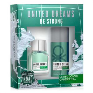 BENETTON ESTUCHE UNITED DREAMS BE STONGER 100 ML + A S