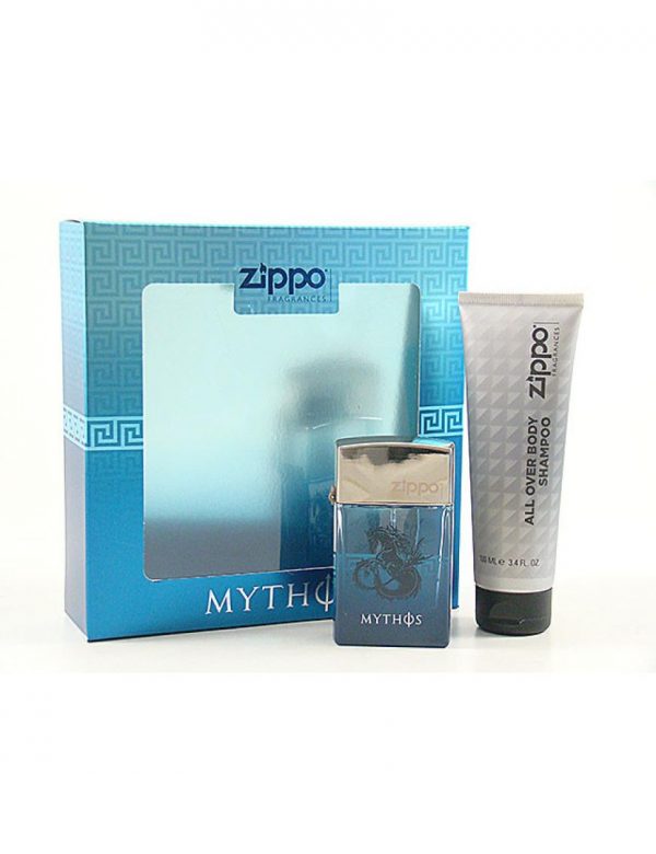 ZIPPO MYTHOS MEN ESTUCHE 40 ML + GEL DUCHA 100 ML